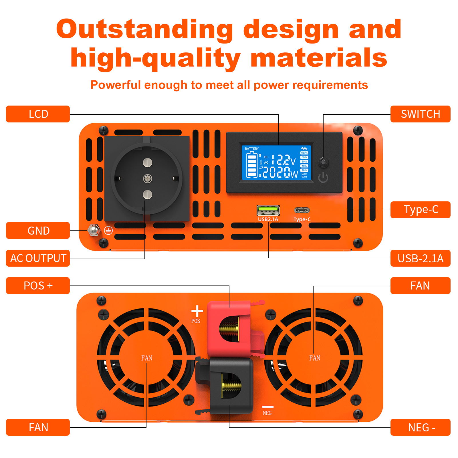 Peak 4000W 12v 24V 48V Dc to A - Power Inverter 12V 220V 4000W Continuous 评论和价格