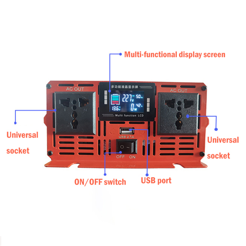 Pure Sine Wave 3500W 5000W 650 - Pure Sine Wave Inverter 5000W 48V 220V 评论和价格