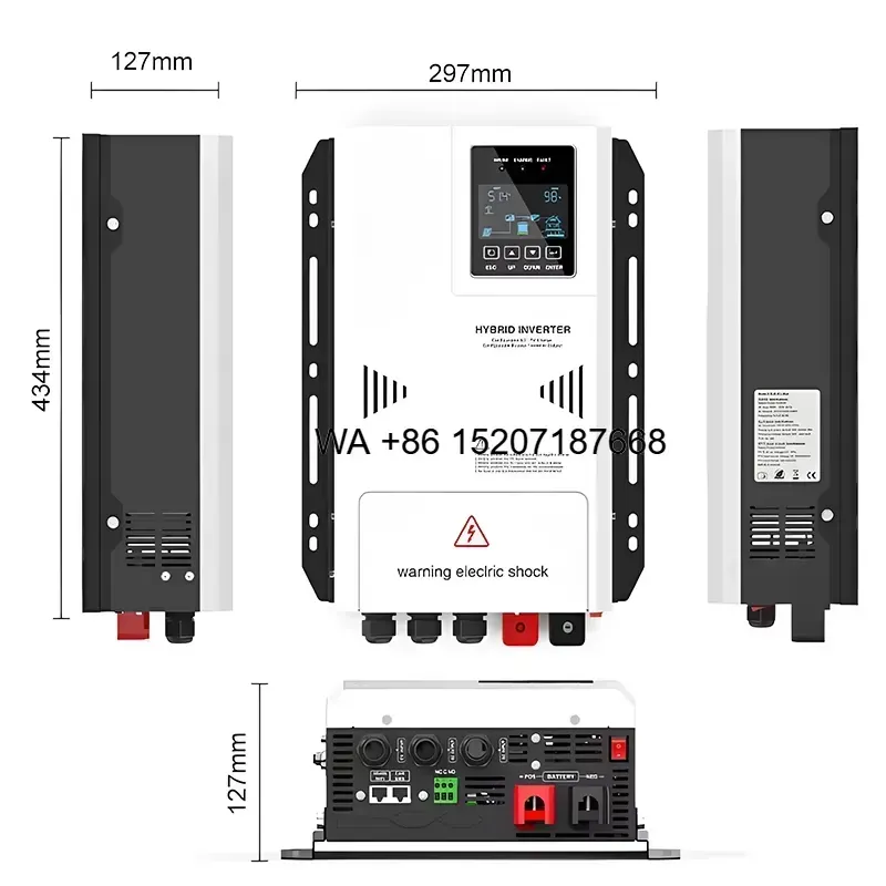 Wmwmnu for Hybrid Single Phase - Hybrid Solar Inverter 5.5Kw Mppt 48V 评论和价格