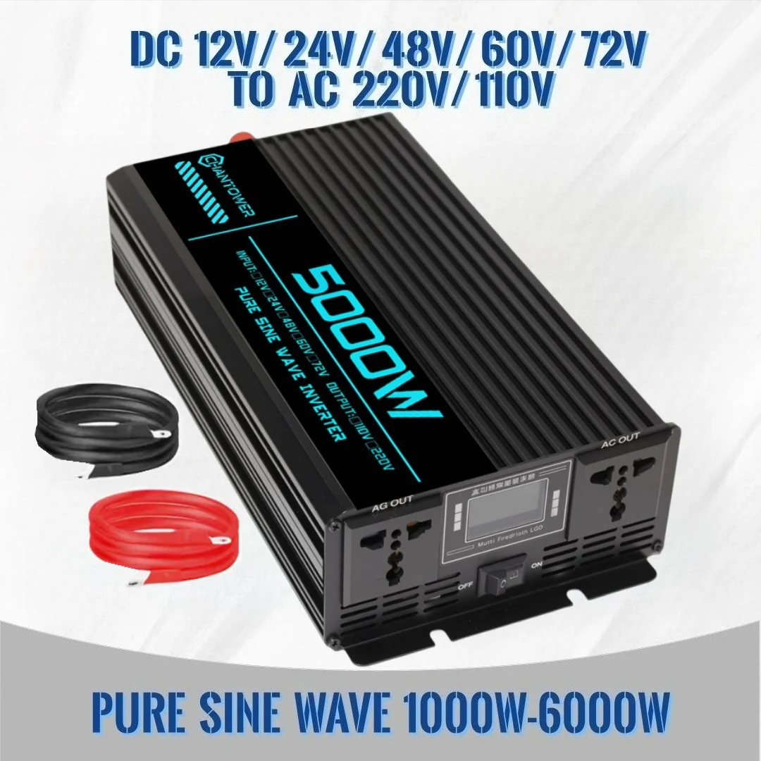 Pure Sine Wave Inverter DC 12v - Pure Sine Wave Inverter 5000W 48V 220V 评论和价格